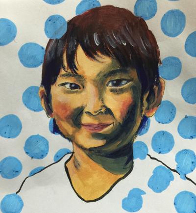子供の似顔絵
