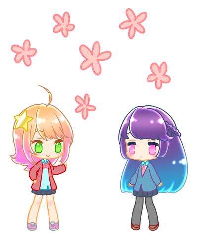 女の子のキャラクター