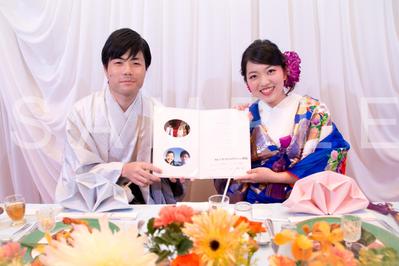 お2人の笑顔