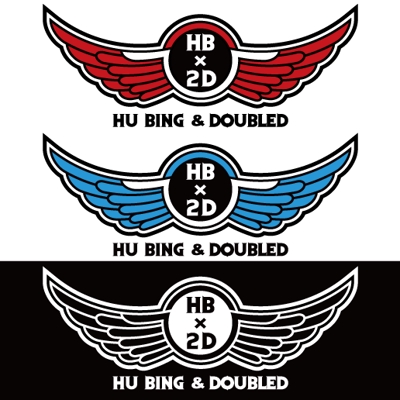 HB×2DのTシャツ・キャップ・ワッペン・ロゴデザイン