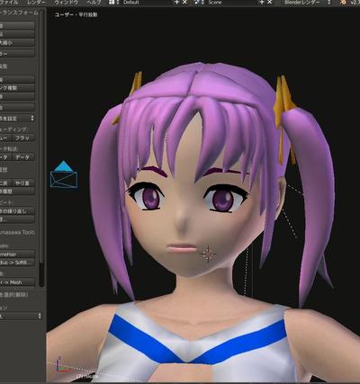 Blenderでモデル作製