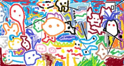 オリジナルキャラクターによるLINEスタンプ