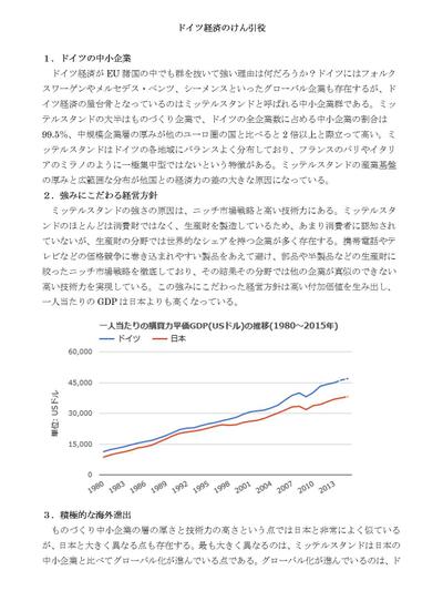 ドイツ経済のけん引役