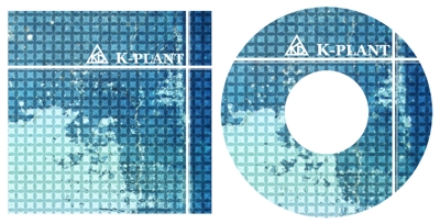 鹿間印刷　株式会社K-PLANT ロゴ提出用CDデザイン