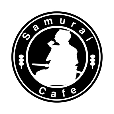 和食スイーツカフェ『Samurai Cafeのロゴ』