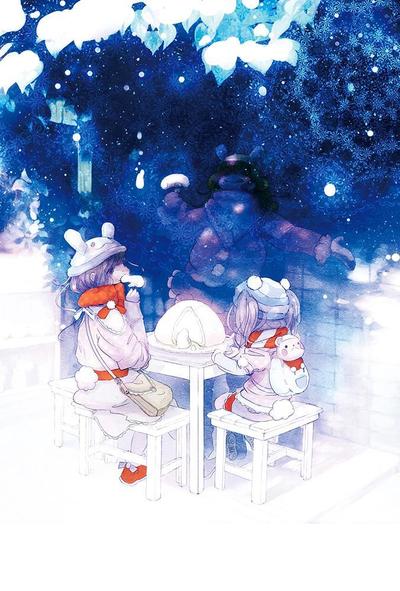 うさ耳女の子キャラクター一枚絵