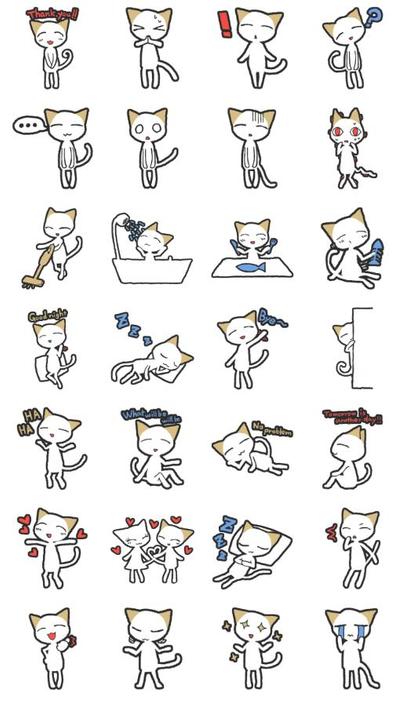 自作LINEスタンプ1