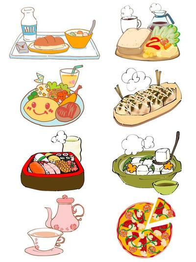 食べ物系カットイラスト