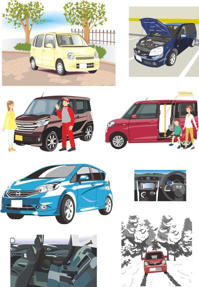 車のイラスト