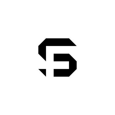 頭文字が「S」と「F」の2単語からなるレザーアパレルブランドのデザイン案