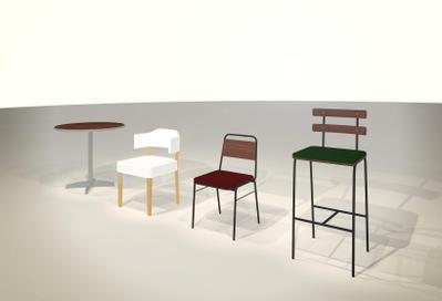 レンダーワークスで使用する什器の制作