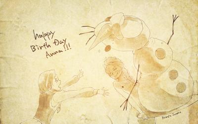アナと雪の女王-アナの誕生日