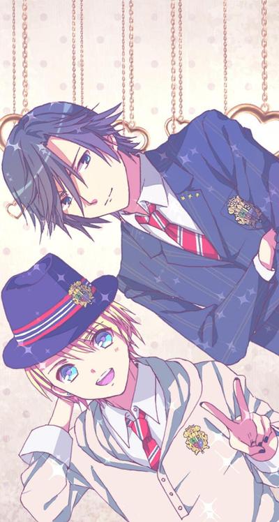 アニメ塗りイラスト　男の子の例