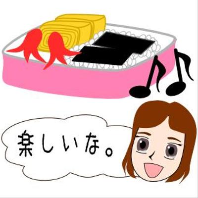 LINEスタンプ -ふくちゃん家のご飯いただきます