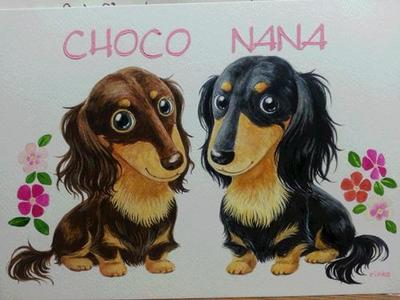 ペットの似顔絵