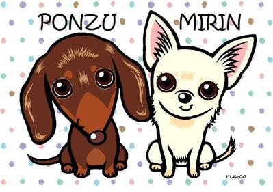 ペットの似顔絵