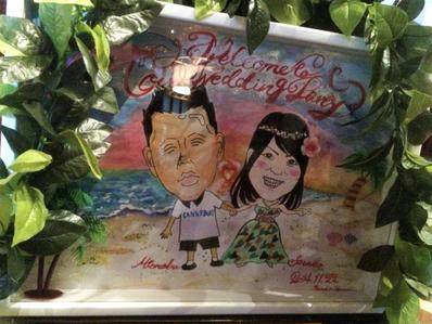 結婚式のウェルカムボード