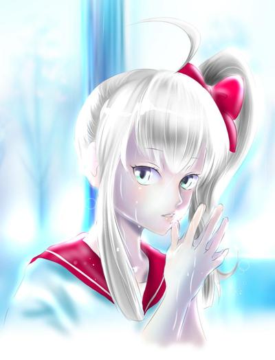 アイコンなどに。萌え系バストアップ