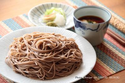 もり蕎麦　つけとろ　（販促用レシピ）