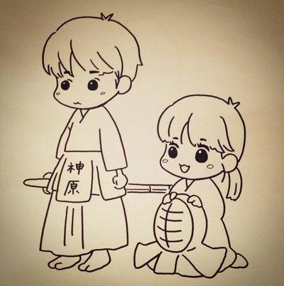 デフォルメ似顔絵