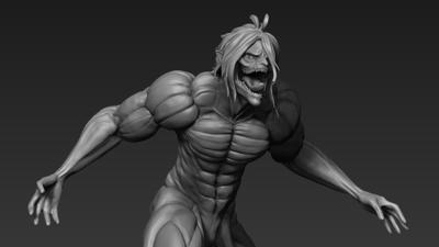 巨人のフィギュア制作