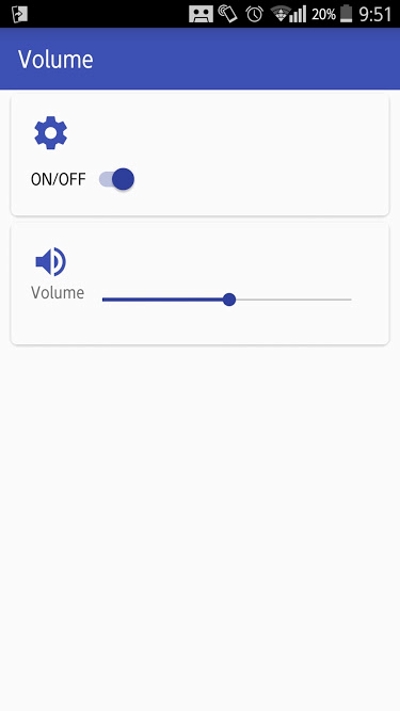 音量調整アプリ（Android）