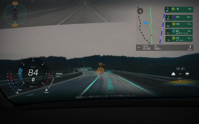 自動車のHUD