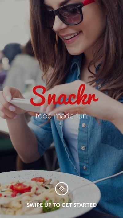 アプリ「Snackr」のUI設計・制作
