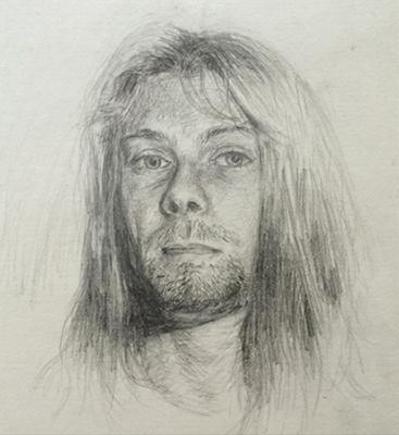 鉛筆画・人物・顔