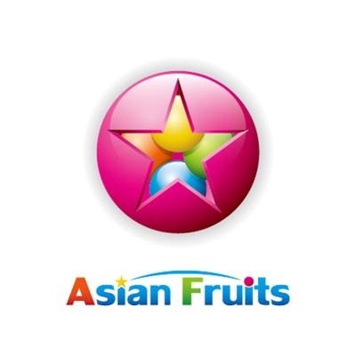 アジアから、フルーツを輸入販売する、アジアンフルーツ株式会社のロゴ