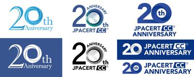 一般社団法人JPCERTコーディネーションセンターの20周年記念ロゴ