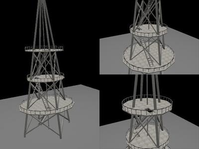3Dパーツ 「鉄塔」