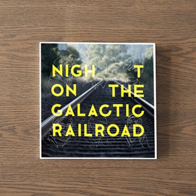 Night on the galactic railroad CD x lyric Design.