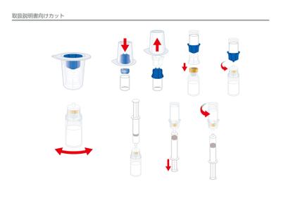 患者向け薬剤使用方法解説イラスト