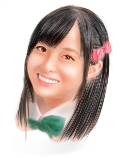 橋本環奈似顔絵