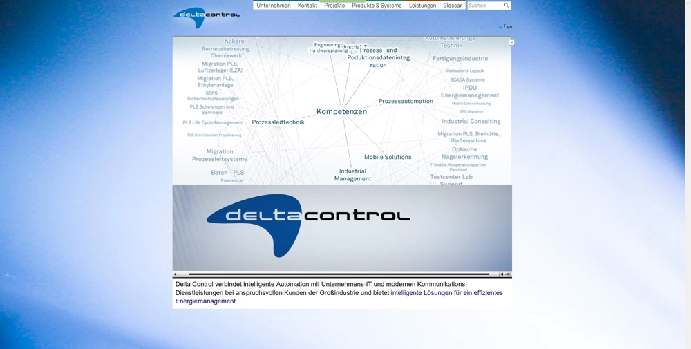 Delta Control GmbHのウエブサイト(SEO)