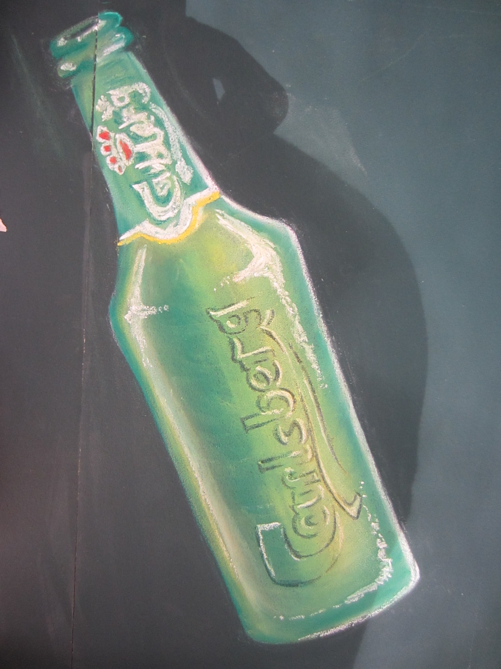 世界の瓶ビール チョークアート カールスバーグ ポートフォリオ デザイナー ランサーズ