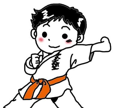 空手教室のキャラクター
