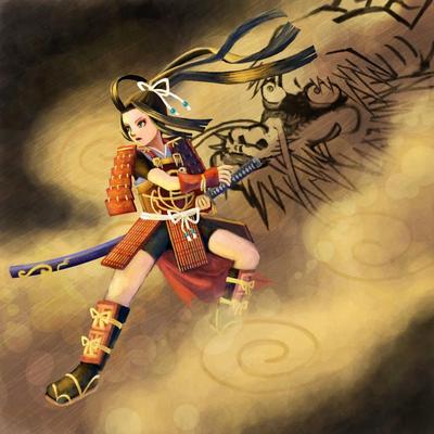 オリジナルイラスト・武将女の子
