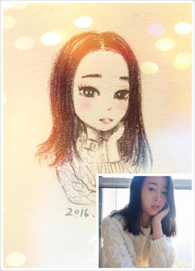 ほんわか幸せ似顔絵