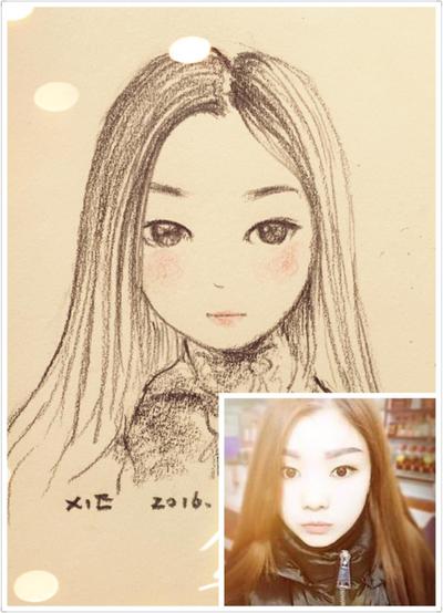 ほんわか幸せ似顔絵