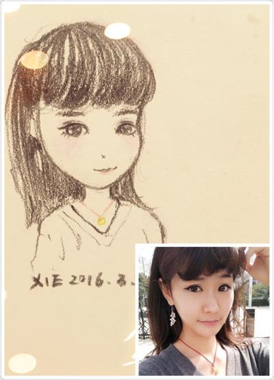 ほんわか幸せ似顔絵