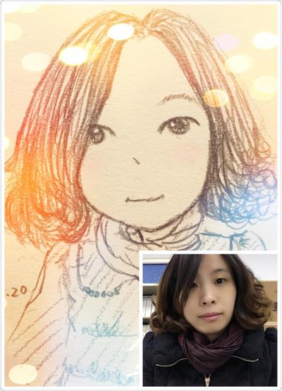 ほんわか幸せ似顔絵