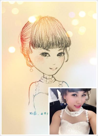 ほんわか幸せ似顔絵
