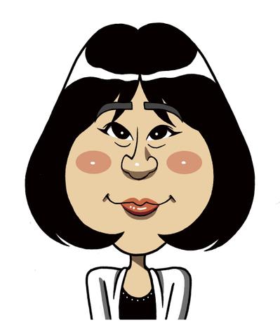 【名刺用】IT企業の社員の似顔絵