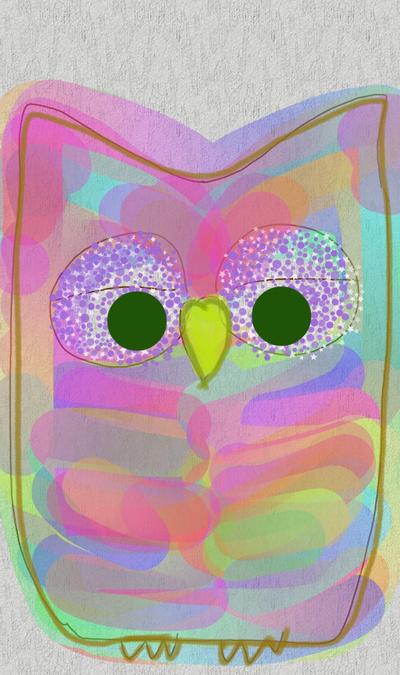 動物イラスト　ふくろう