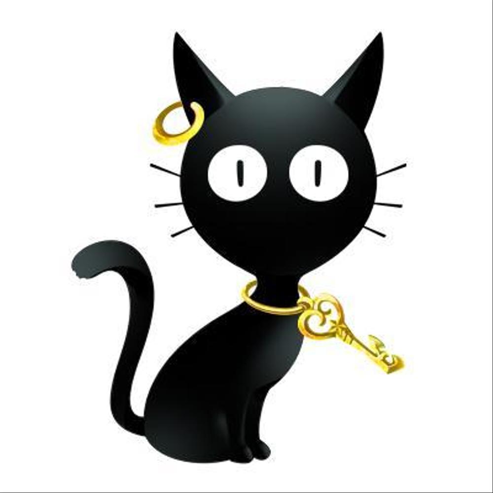 ブログ用キャラクター作成「黒猫」