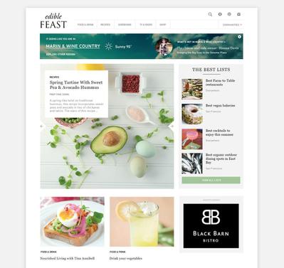 雑誌のウェブサイト