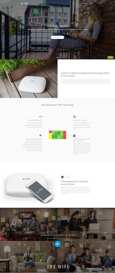 ポータルWIFI  サンフランシスコスタートアップ会社 ウェブ制作