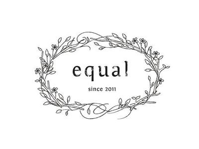 美容室「equal」　ロゴ